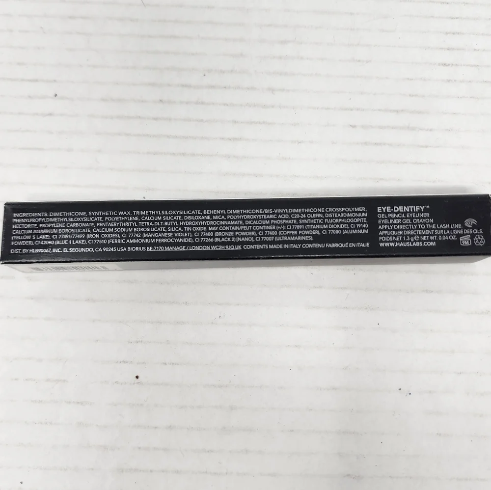 New No Smudge Haus Labs by Lady Gaga Eye-Dentify Eyeliner Gel Pencil Burn‎